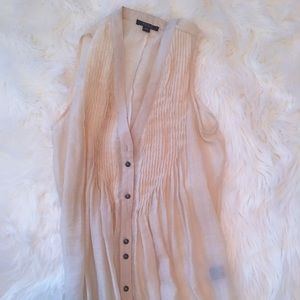 RENN Tan tank top blouse